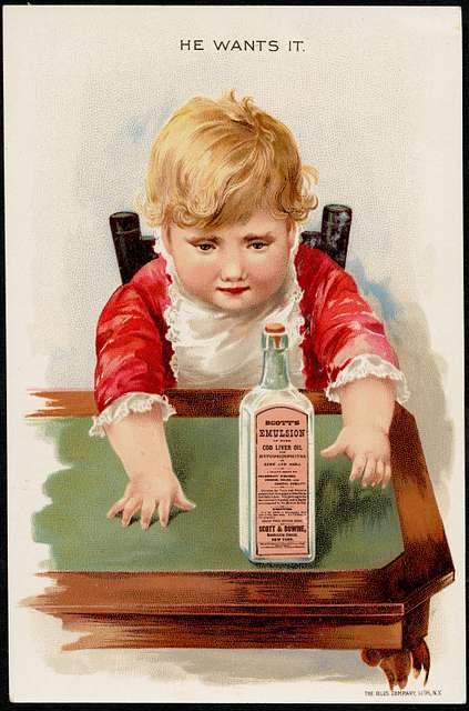 5b. Scott.s Emulsion, olio di fegato di Merluzzo aromatizzato